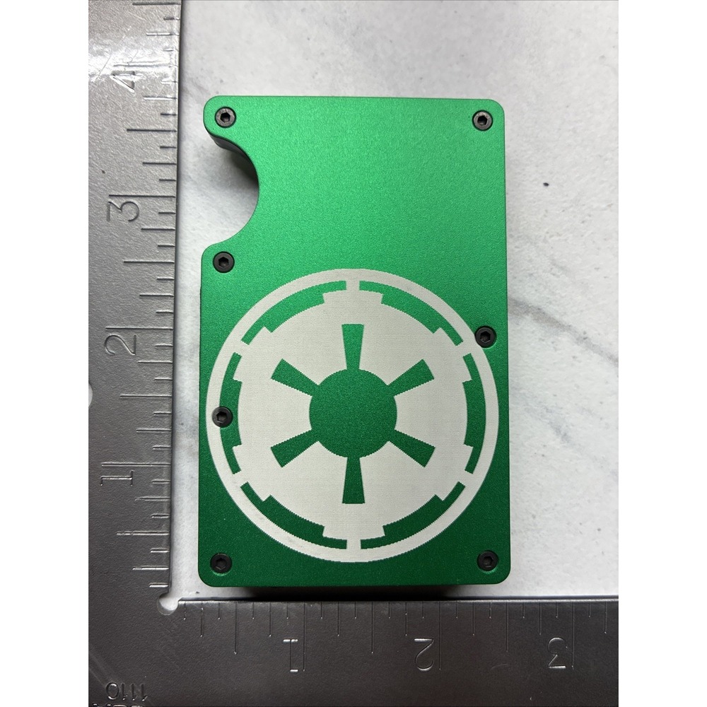 Metal Slim SW Empire Logo RFID Blocking Wallet